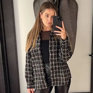 NWT Abercrombie Oversized Tweed